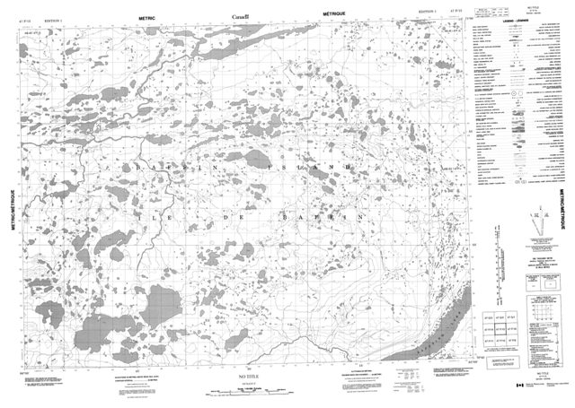 No Title Topographic Paper Map 047F15 at 1:50,000 scale
