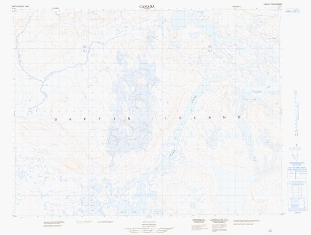 No Title Topographic Paper Map 047H01 at 1:50,000 scale