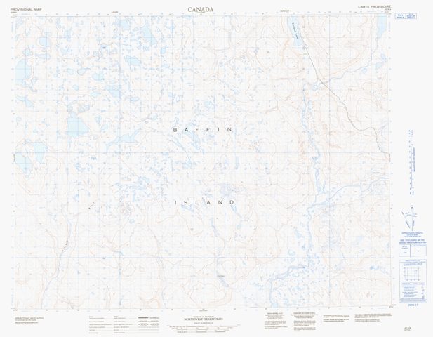 No Title Topographic Paper Map 047H08 at 1:50,000 scale