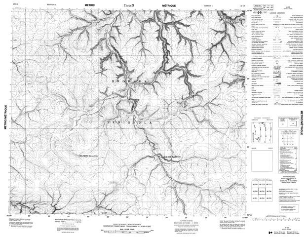 No Title Topographic Paper Map 048C05 at 1:50,000 scale