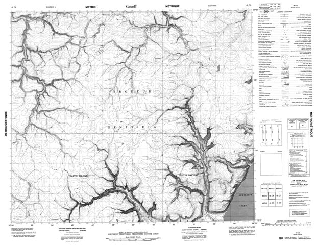 No Title Topographic Paper Map 048C06 at 1:50,000 scale