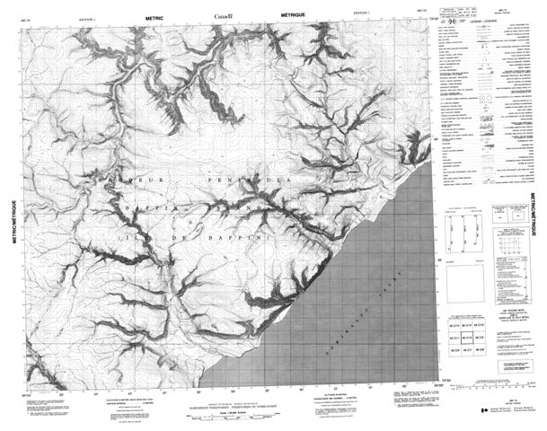 No Title Topographic Paper Map 048C10 at 1:50,000 scale