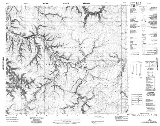 No Title Topographic Paper Map 048C11 at 1:50,000 scale