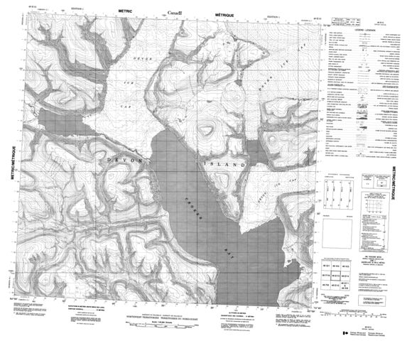 No Title Topographic Paper Map 048E13 at 1:50,000 scale