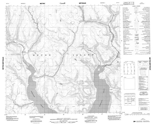 No Title Topographic Paper Map 048F11 at 1:50,000 scale