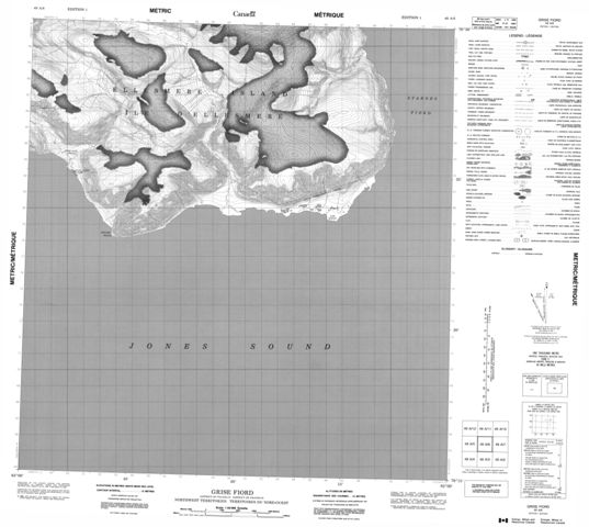 Grise Fiord Topographic Paper Map 049A06 at 1:50,000 scale