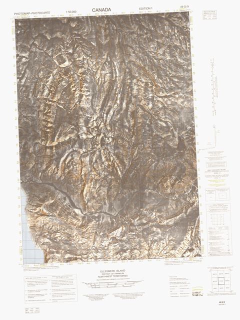 No Title Topographic Paper Map 049G09 at 1:50,000 scale