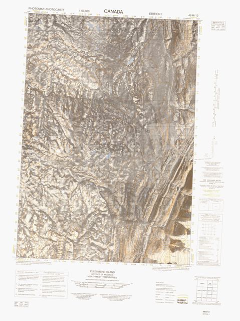 No Title Topographic Paper Map 049H13 at 1:50,000 scale