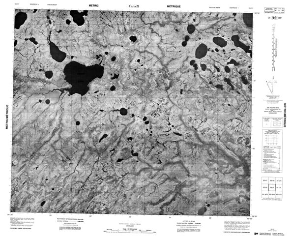 No Title Topographic Paper Map 053I01 at 1:50,000 scale