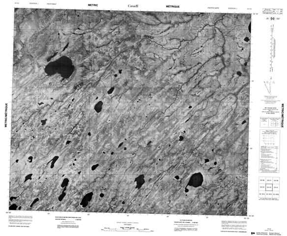 No Title Topographic Paper Map 053I02 at 1:50,000 scale