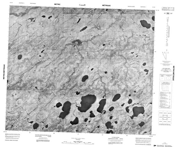 No Title Topographic Paper Map 053I06 at 1:50,000 scale