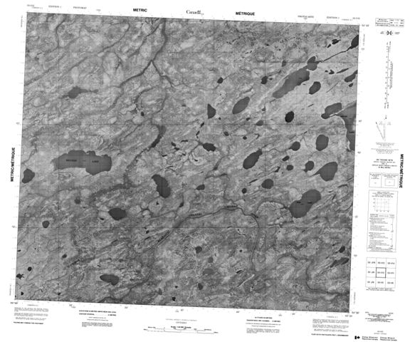 No Title Topographic Paper Map 053I12 at 1:50,000 scale