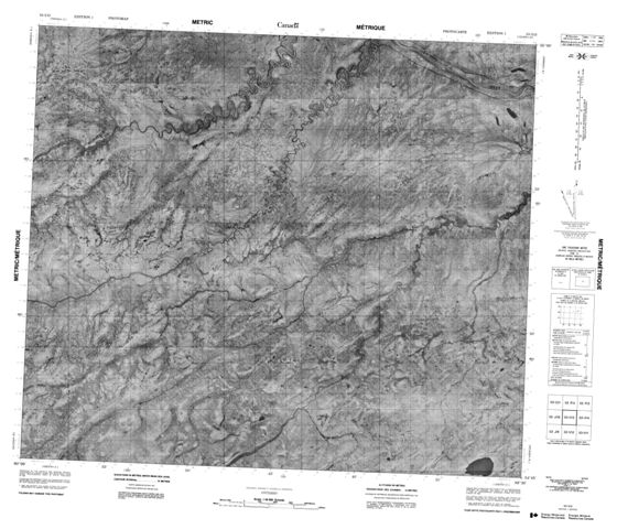 No Title Topographic Paper Map 053I13 at 1:50,000 scale