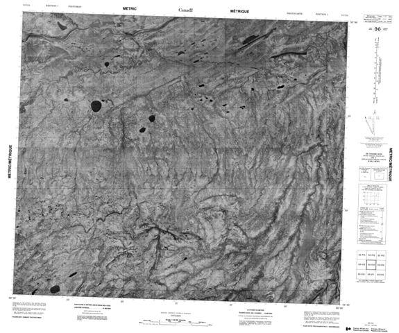 No Title Topographic Paper Map 053I14 at 1:50,000 scale