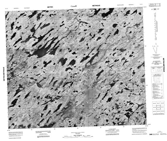 No Title Topographic Paper Map 053J02 at 1:50,000 scale