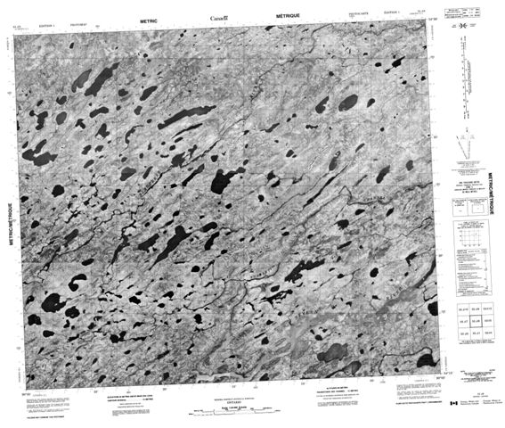 No Title Topographic Paper Map 053J08 at 1:50,000 scale