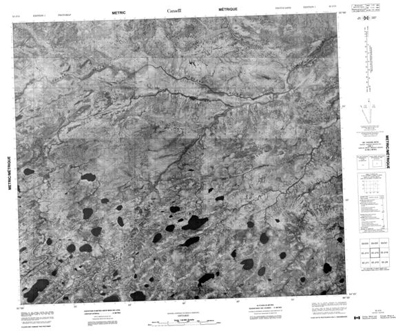 No Title Topographic Paper Map 053J15 at 1:50,000 scale