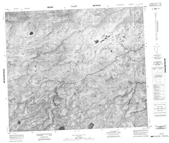 No Title Topographic Paper Map 053J16 at 1:50,000 scale