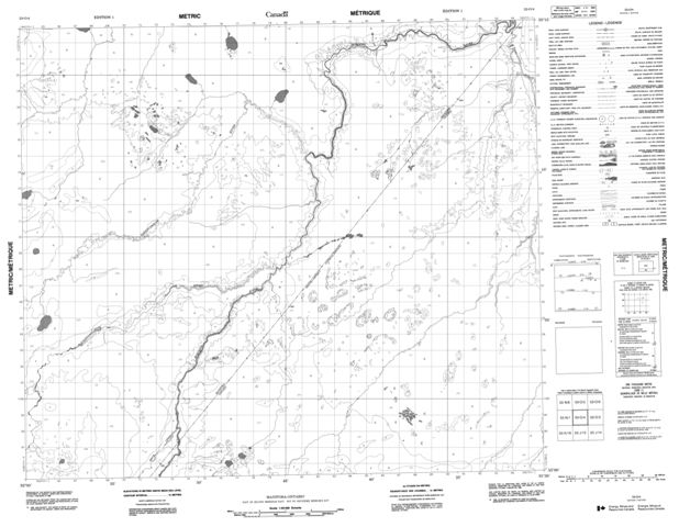 No Title Topographic Paper Map 053O04 at 1:50,000 scale