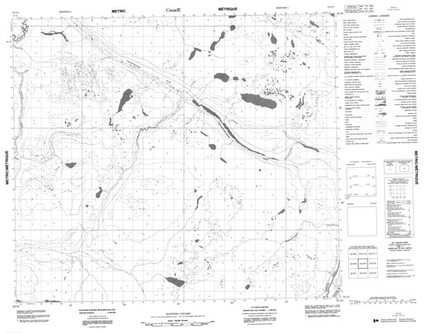 No Title Topographic Paper Map 053O05 at 1:50,000 scale
