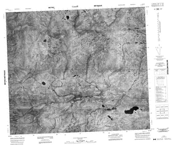 No Title Topographic Paper Map 053O08 at 1:50,000 scale