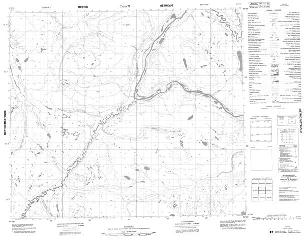 No Title Topographic Paper Map 053O12 at 1:50,000 scale