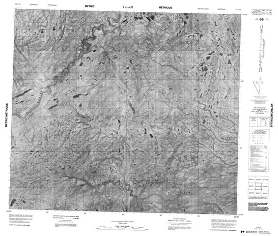 No Title Topographic Paper Map 053P10 at 1:50,000 scale