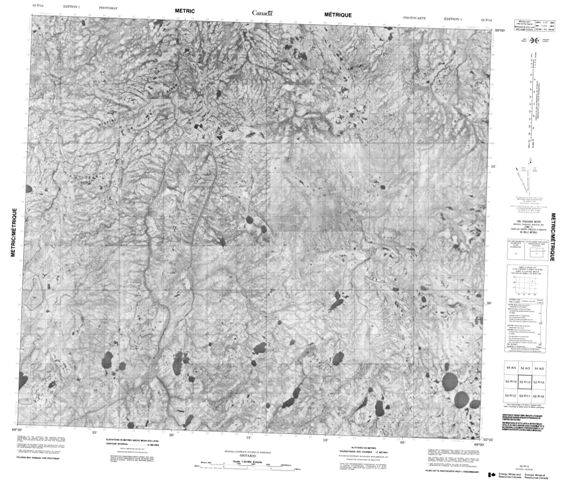 No Title Topographic Paper Map 053P14 at 1:50,000 scale