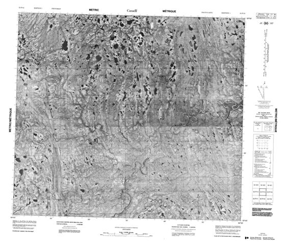 No Title Topographic Paper Map 053P15 at 1:50,000 scale