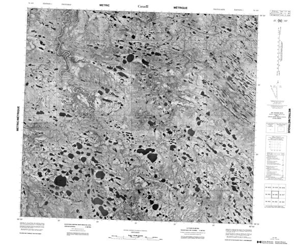 No Title Topographic Paper Map 054A06 at 1:50,000 scale