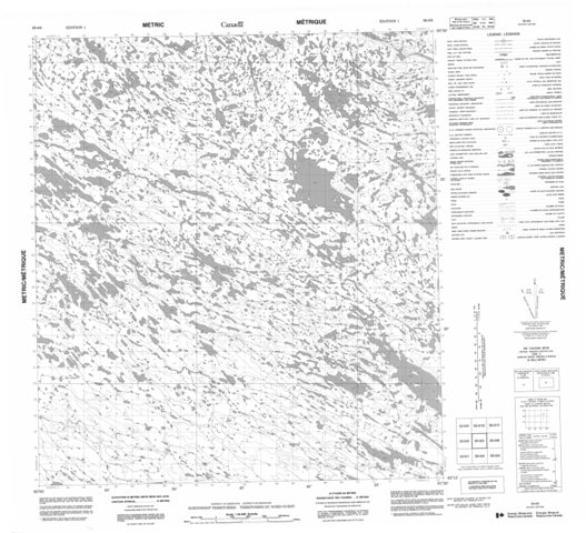 No Title Topographic Paper Map 055O05 at 1:50,000 scale
