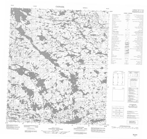 No Title Topographic Paper Map 056A06 at 1:50,000 scale
