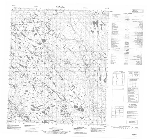 No Title Topographic Paper Map 056A14 at 1:50,000 scale
