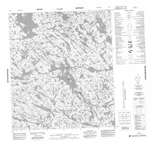 No Title Topographic Paper Map 056B02 at 1:50,000 scale