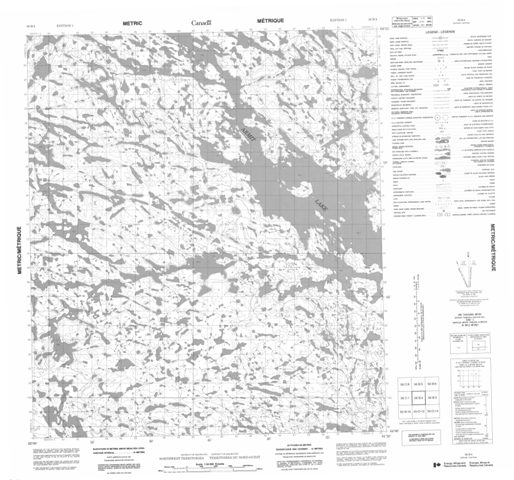 No Title Topographic Paper Map 056B04 at 1:50,000 scale