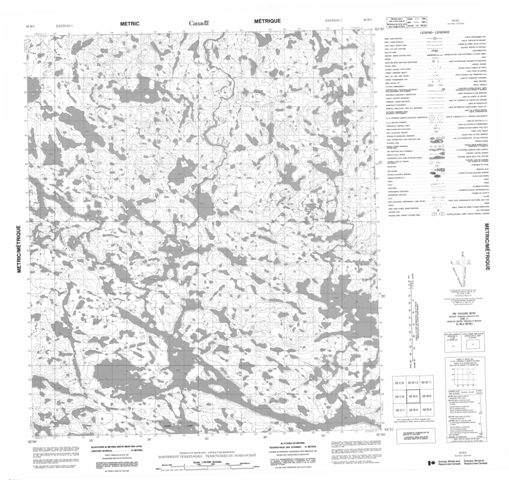 No Title Topographic Paper Map 056B05 at 1:50,000 scale