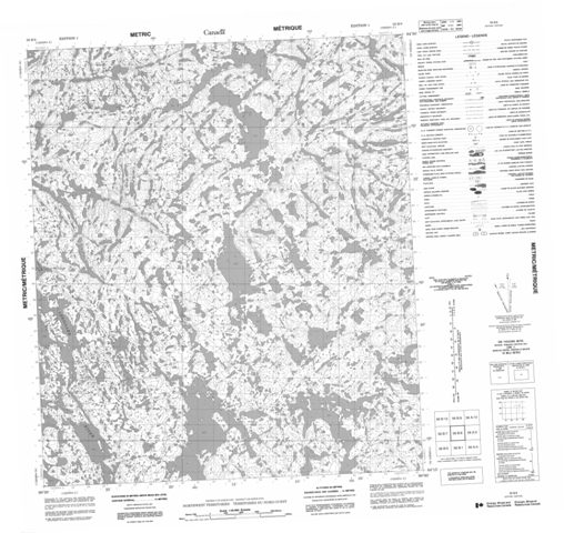 No Title Topographic Paper Map 056B08 at 1:50,000 scale