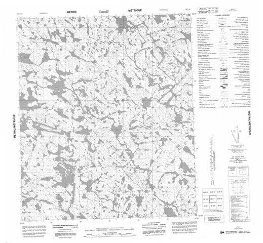 No Title Topographic Paper Map 056B11 at 1:50,000 scale