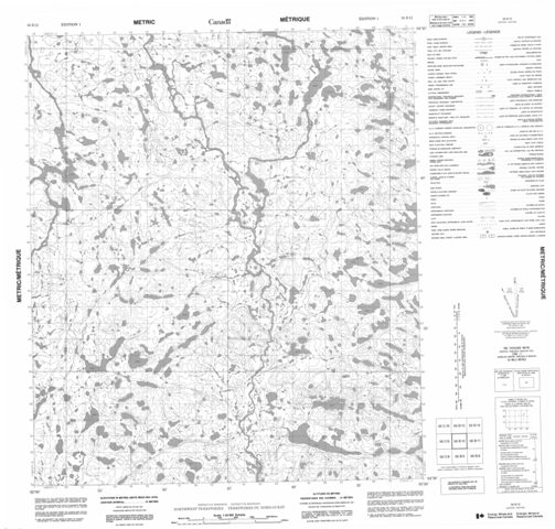 No Title Topographic Paper Map 056B12 at 1:50,000 scale