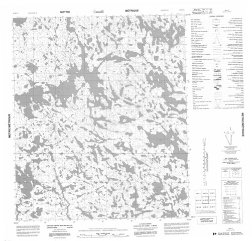 No Title Topographic Paper Map 056B13 at 1:50,000 scale
