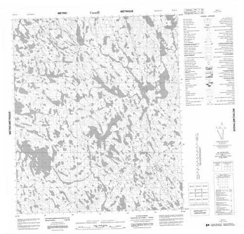 No Title Topographic Paper Map 056B14 at 1:50,000 scale