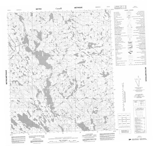 No Title Topographic Paper Map 056B15 at 1:50,000 scale