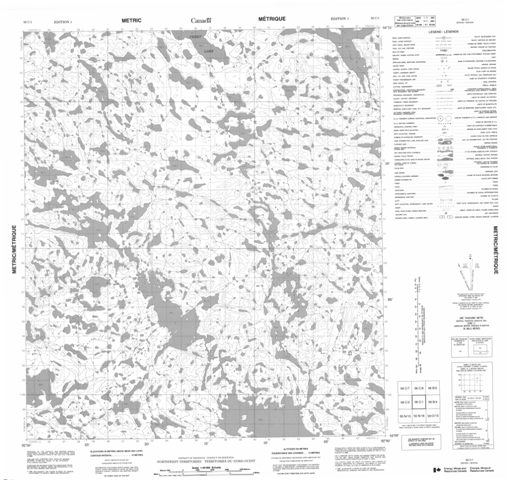 No Title Topographic Paper Map 056C01 at 1:50,000 scale