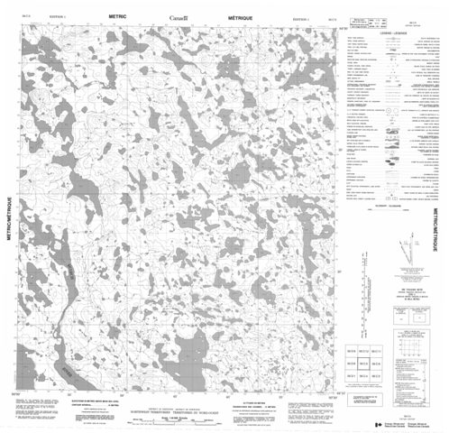 No Title Topographic Paper Map 056C05 at 1:50,000 scale