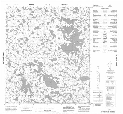 No Title Topographic Paper Map 056C06 at 1:50,000 scale