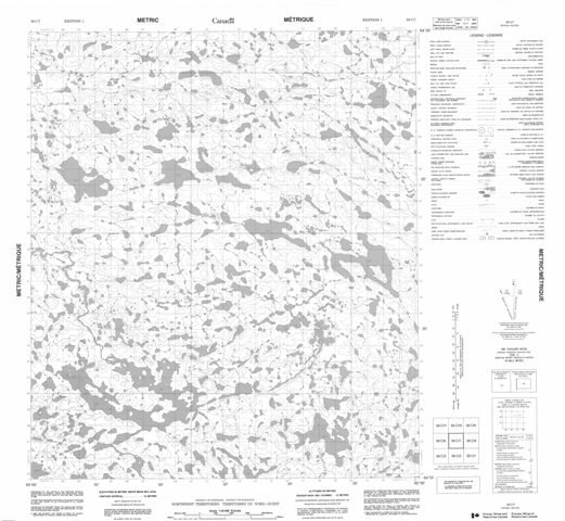 No Title Topographic Paper Map 056C07 at 1:50,000 scale