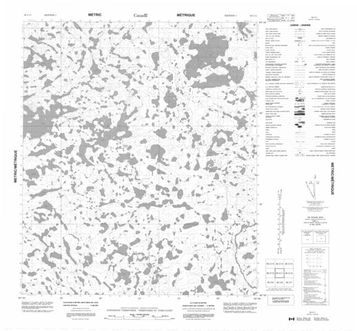 No Title Topographic Paper Map 056C11 at 1:50,000 scale