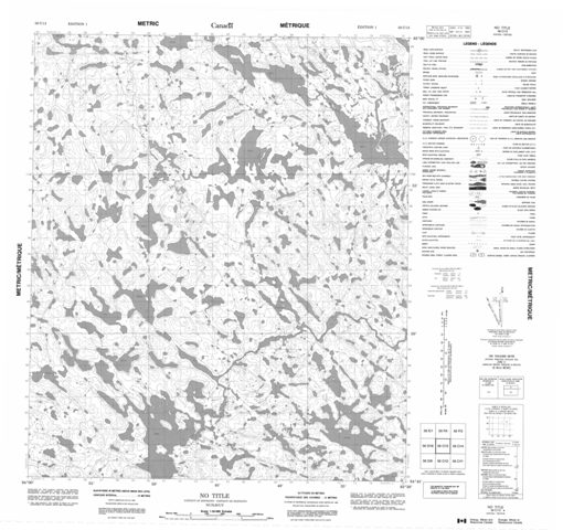 No Title Topographic Paper Map 056C13 at 1:50,000 scale