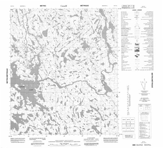 No Title Topographic Paper Map 056C15 at 1:50,000 scale