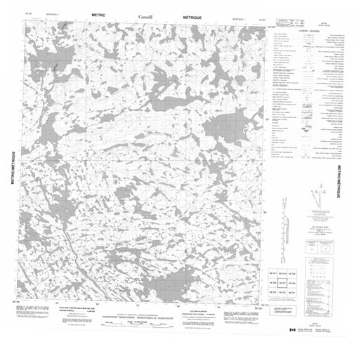 No Title Topographic Paper Map 056D07 at 1:50,000 scale
